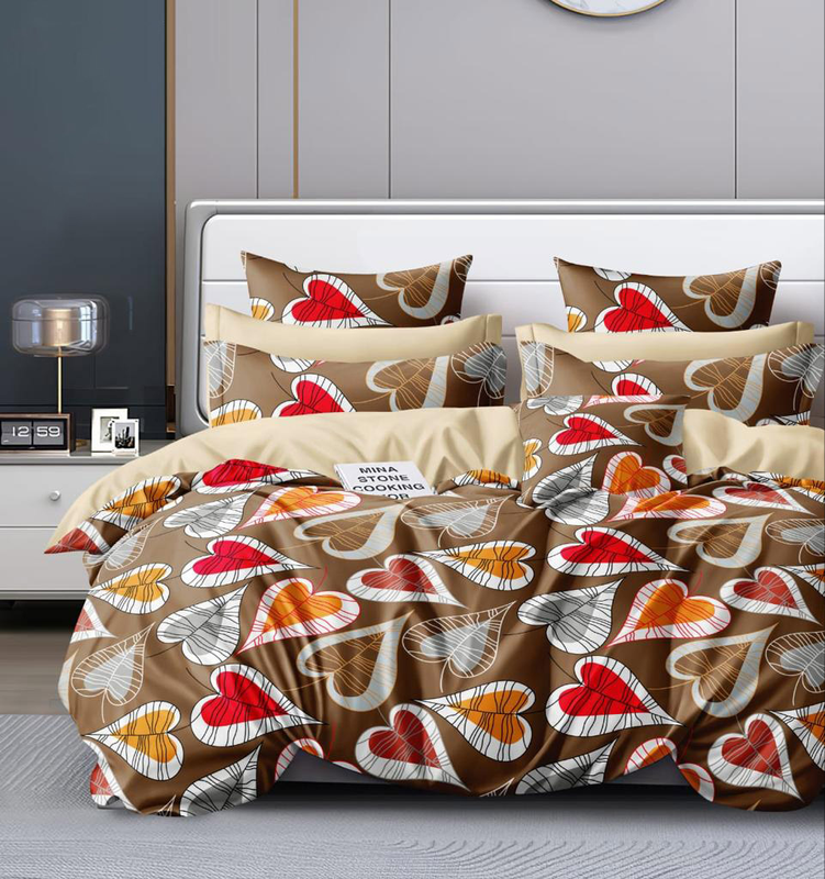  Ferrari Polycotton Printed Double Bedsheet with two pillow cover ( 90"X100")